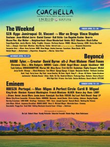 HEADLINE 2018 COACHELLA FESTIVAL BEYONCE EMINEM & THE WEEKND www.HustleTv.tv