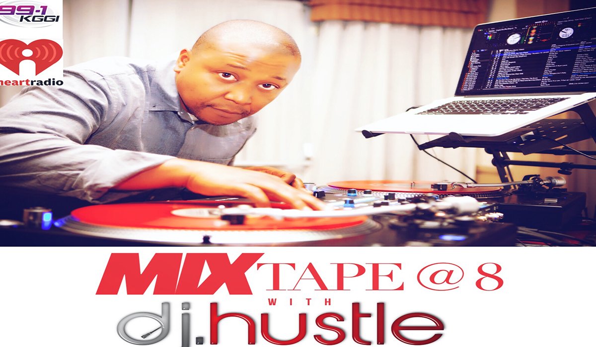 DJ Hustle Takes Over 99.1 KGGI IHeartRadio Live In The Mix www.HustleTV.tv DJ