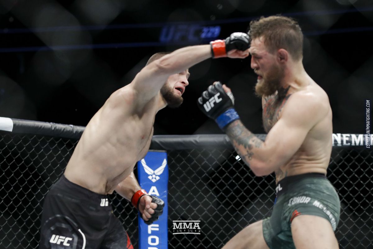 HustleTV.tv Khabib Nurmagomedov submits Conor McGregor