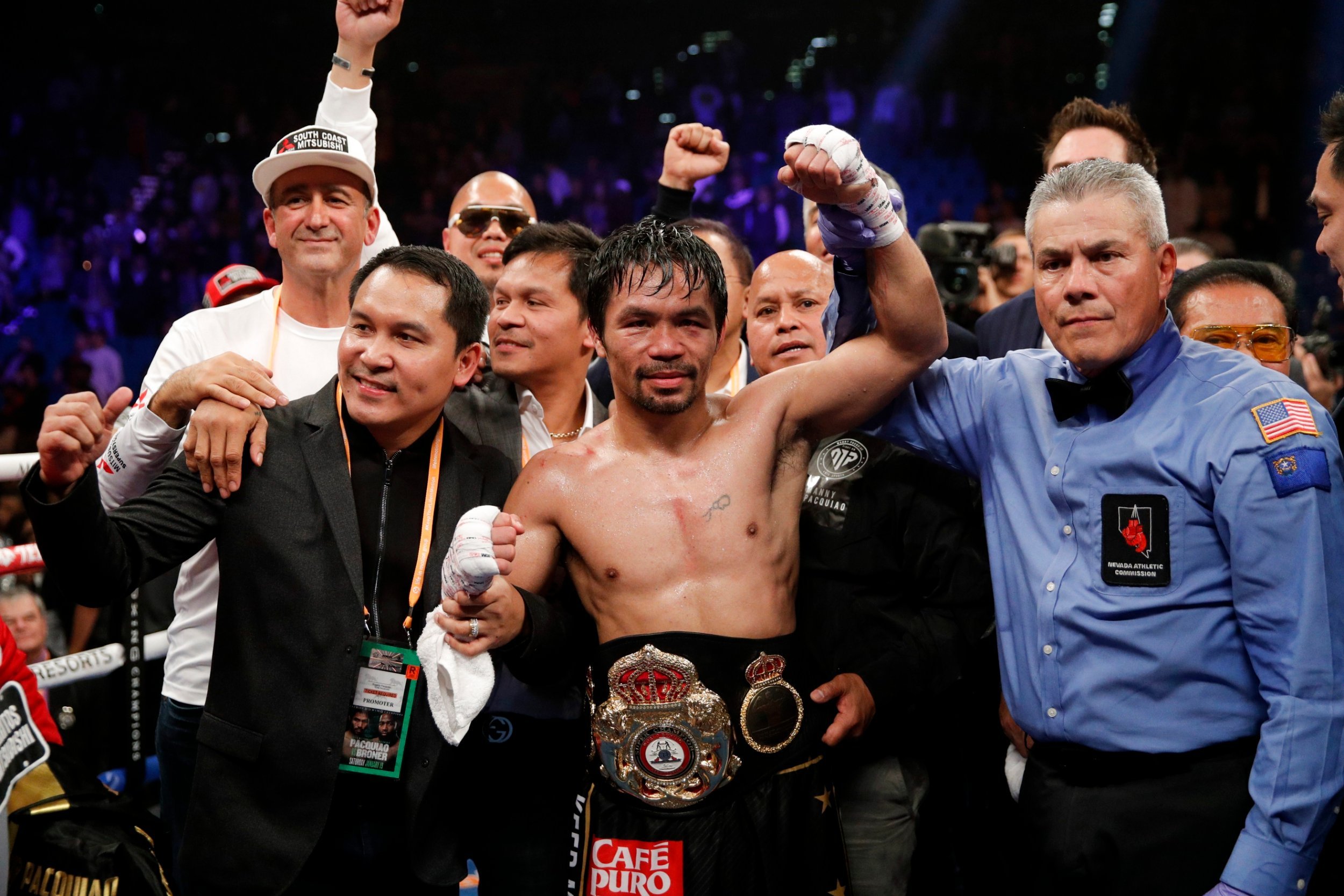 HustleTV.tv Manny Pacquiao Win Over Adrien Broner DJ Hustle