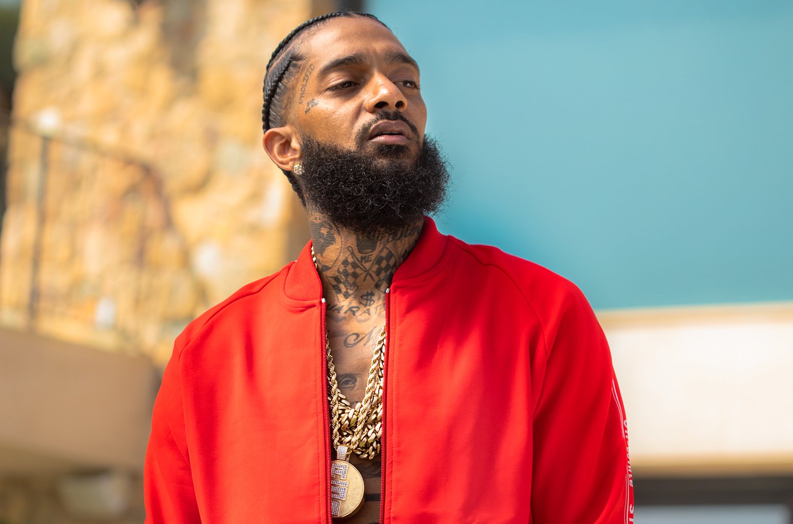 HustleTV.tv Memorial to Nipsey Hussle Grows Outside Rapper's Clothing Store DJ Hustle