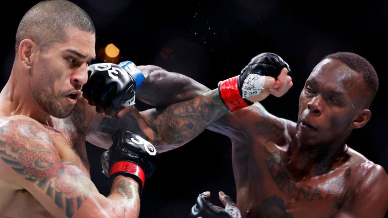 HustleTV Israel Adesanya defeated Alex Pereira by second-round knockout